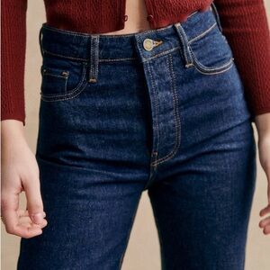 Sézane 100% Cotton Le Brut Jeans in Indigo Wash